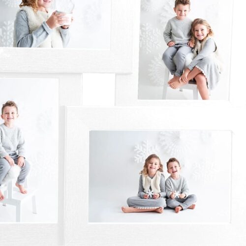 4 Pictures Collage Photo Frame 13x18cm Picture White MDF - Image 5