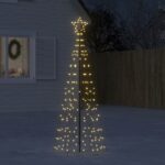 Christmas Tree Light with Spikes 220 LEDs Warm White 180cm
