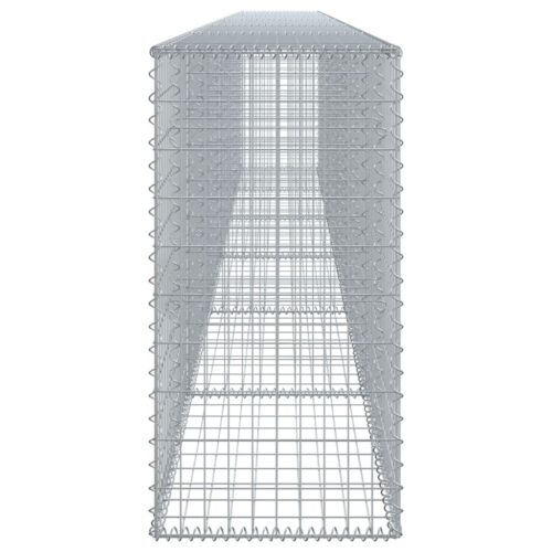 Gabion Basket with Cover 600x50x100cm Galvanised Iron - Image 4