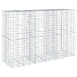 Gabion Basket with Cover 300x100x200cm Galvanised Iron