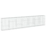 Gabion Basket with Cover 700x50x150cm Galvanised Iron