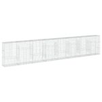 Gabion Basket with Cover 800x50x150cm Galvanised Iron