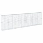 Gabion Basket with Cover 700x50x200cm Galvanised Iron