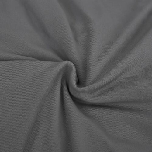 2-Seater Stretch Couch Slipcover Anthracite Polyester Jersey - Image 4