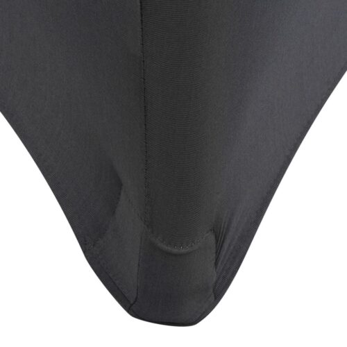 2pcs Stretch Cloth Slipcovers Protector Wedding Party 183x76x74cm Anthracite - Image 4