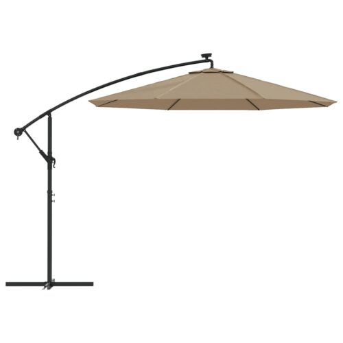 Replacement Fabric for Cantilever Umbrella Taupe 300cm - Image 5