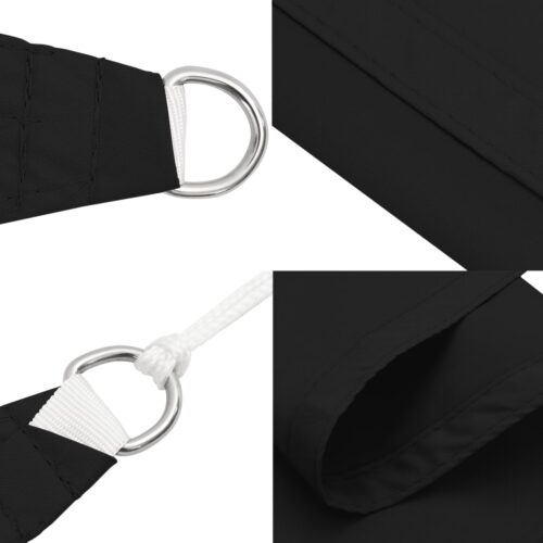 Sunshade Sail Oxford Fabric Rectangular 2.5x4 m Black - Image 7
