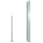 Retractable Side Awning 120 x 300cm Grey
