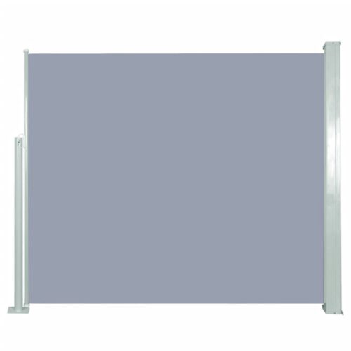 Retractable Side Awning 120 x 300cm Grey - Image 2
