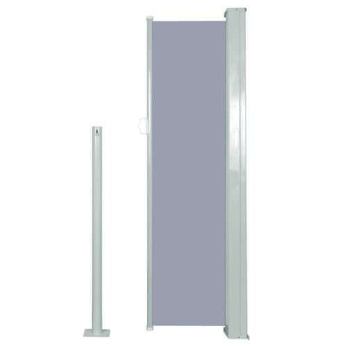 Retractable Side Awning 120 x 300cm Grey - Image 4