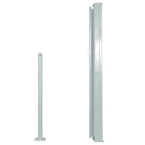Retractable Side Awning 120 x 300cm Grey - Image 8