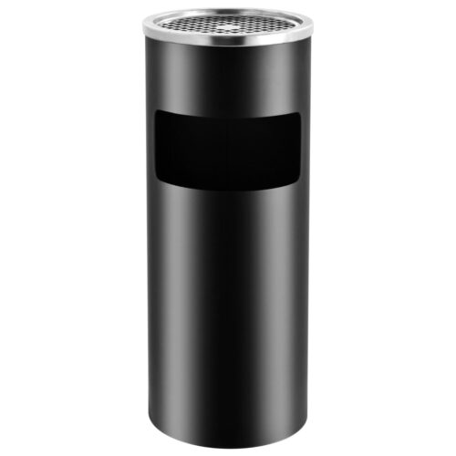 Ashtray Dustbin Hotel 30L Steel Black - Image 2