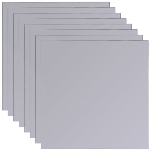 Frameless Mirror Tiles Glass 8pcs 20.5cm - Image 5