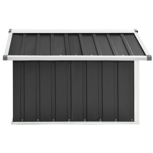 Garden Robot Lawnmower Shed 92x97x63cm Galvanised Steel Anthracite - Image 5