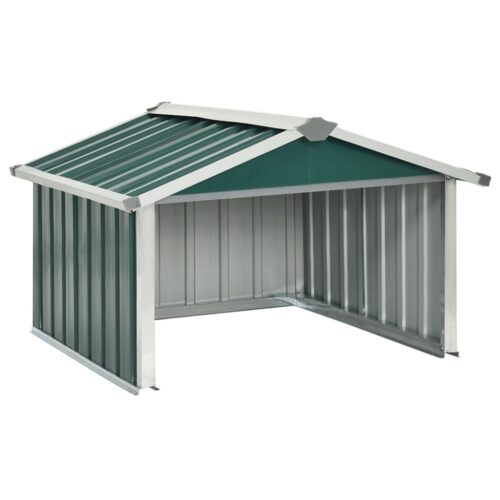 Garden Robot Lawnmower Shed 92x97x63cm Galvanised Steel Green - Image 10