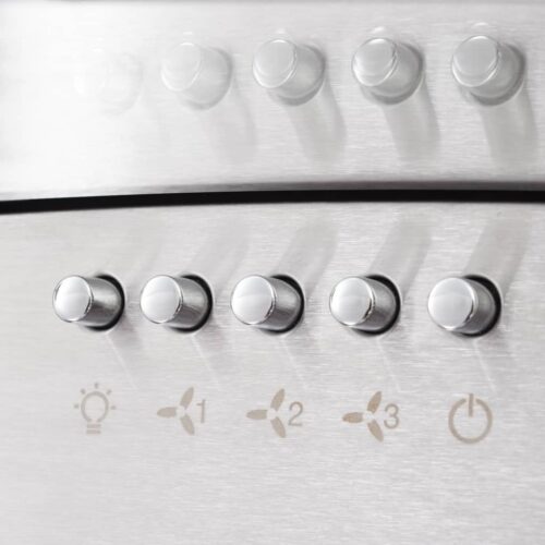 Wall Mounted Range Hood 60cm Stainless Steel 756 m³/h LED - Image 6