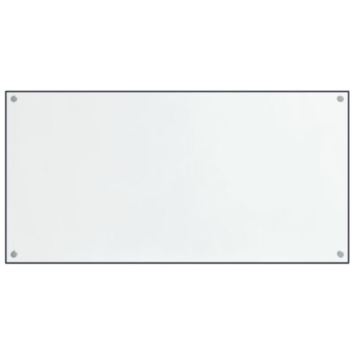 2pcs Tempered Glass Kitchen Backsplash Grease Wall Splashback Transparent 80x40cm - Image 3
