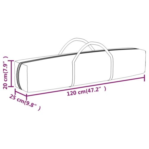 Folding Party Tent with Sidewalls Anthracite 3x3M - Image 10