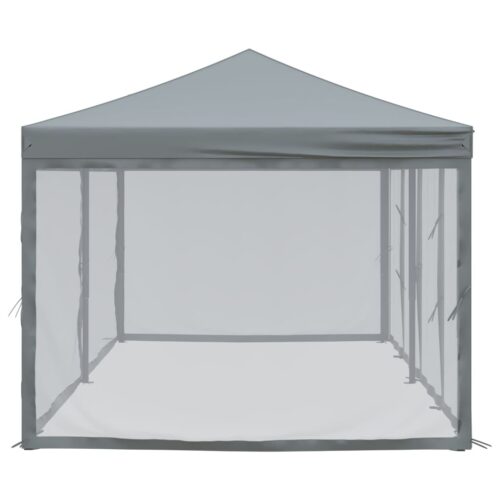 Folding Party Tent with Sidewalls Anthracite 3x6 m - Image 4