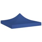Gazebo Roof Top Replacement Marquee Party Tent Shade Cover Canopy 2x2m Blue 270g/m2