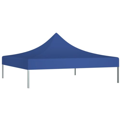 Gazebo Roof Top Replacement Marquee Party Tent Shade Cover Canopy 2x2m Blue 270g/m2 - Image 2