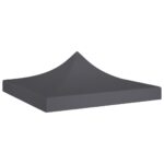 Gazebo Roof Top Replacement Marquee Party Tent Shade Cover Canopy 2x2m Anthracite 270g/m2