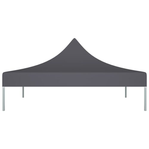 Gazebo Roof Top Replacement Marquee Party Tent Shade Cover Canopy 2x2m Anthracite 270g/m2 - Image 3