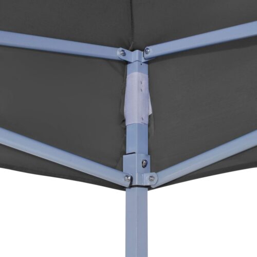 Gazebo Roof Top Replacement Marquee Party Tent Shade Cover Canopy 2x2m Anthracite 270g/m2 - Image 4