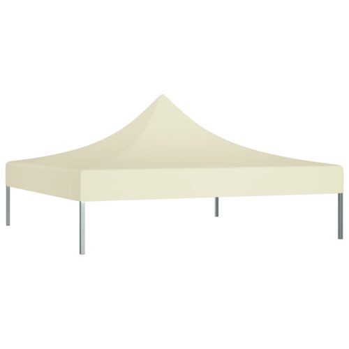 Gazebo Roof Top Replacement Marquee Party Tent Shade Cover Canopy 2x2m Cream 270g/m2 - Image 2