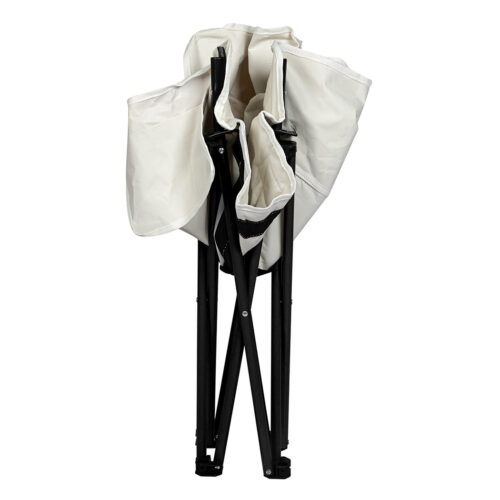 Levede Folding Camping Moon Chair Lightweight Beige - Image 5