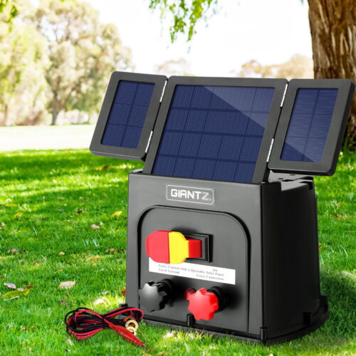 Giantz 5km Electric Fence Energiser PET Solar Energizer 0.15J - Image 7