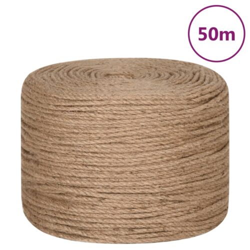 Jute Rope 50m Long 6mm Thick - Image 7
