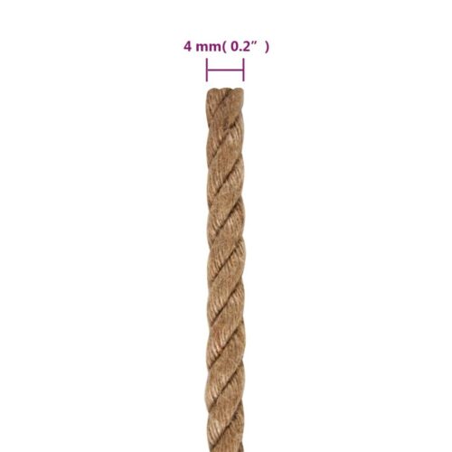 Jute Rope 100m Long 4mm Thick - Image 6