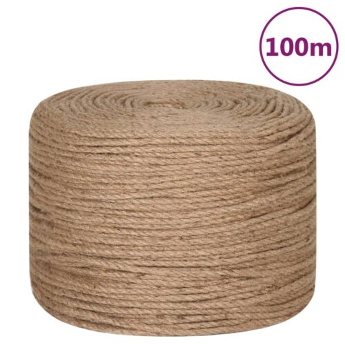 Jute Rope 100m Long 4mm Thick - Image 7
