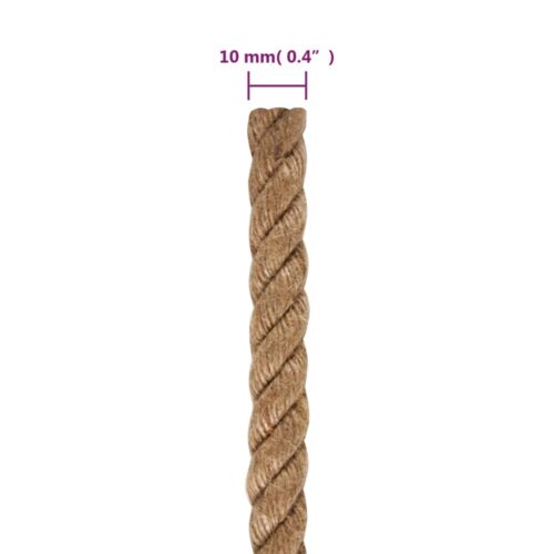 Jute Rope 50m Long 10mm Thick - Image 6
