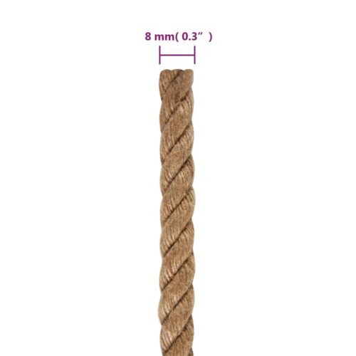 Jute Rope 100m Long 8mm Thick - Image 6