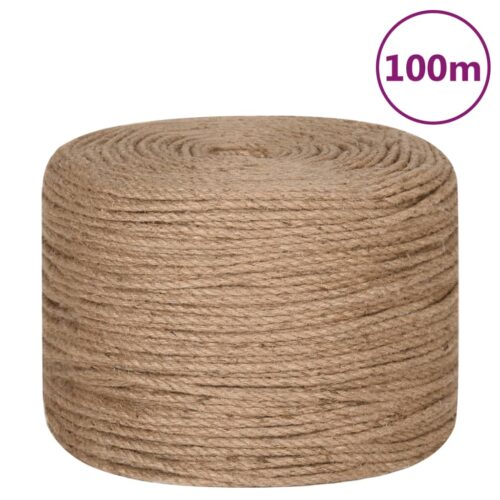 Jute Rope 100m Long 8mm Thick - Image 7