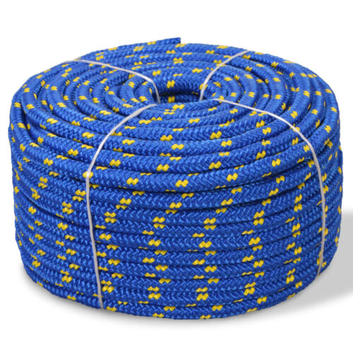 Marine Rope Polypropylene 8mm 100m Blue