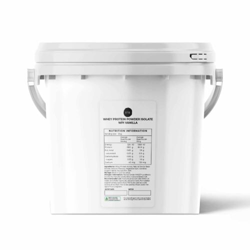 Orku 2Kg Whey Protein Isolate Powder Vanilla WPI Bucket | Sports Food