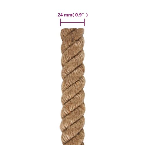 Jute Rope 50m Long 24mm Thick - Image 6