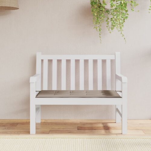 Garden Bench Cushion Taupe 120x50x3cm Oxford Fabric - Image 2
