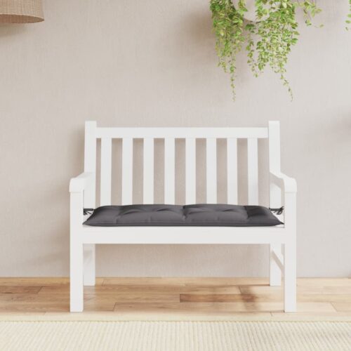 Garden Bench Cushion Anthracite 110x50x7cm Oxford Fabric - Image 2