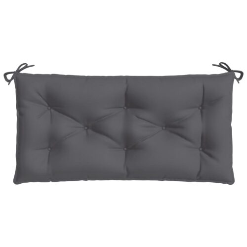 Garden Bench Cushion Anthracite 110x50x7cm Oxford Fabric - Image 4