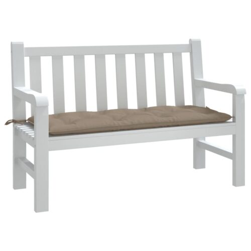 Garden Bench Cushion Taupe 120x50x7cm Oxford Fabric - Image 2