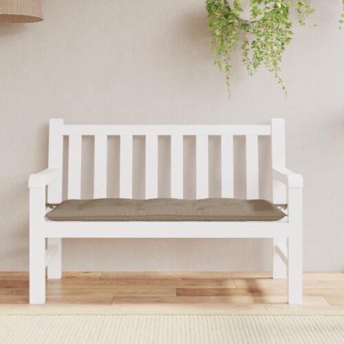 Garden Bench Cushion Taupe 120x50x7cm Oxford Fabric - Image 3