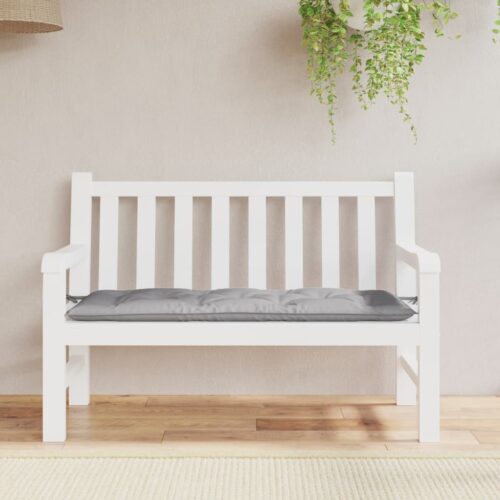 Garden Bench Cushion Grey 120x50x7cm Oxford Fabric - Image 3