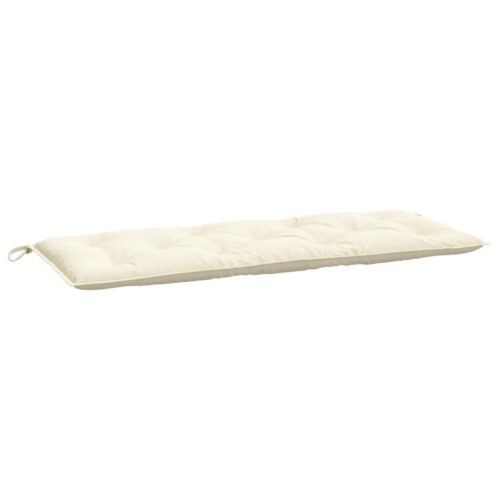 Garden Bench Cushion Cream 120x50x7cm Oxford Fabric - Image 8