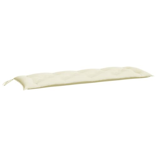 Garden Bench Cushion Cream 150x50x7cm Oxford Fabric - Image 8