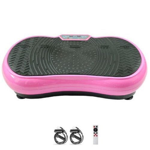 Pink Vibration Machine Platform Exercise Vibrating Plate Whole Body Workout