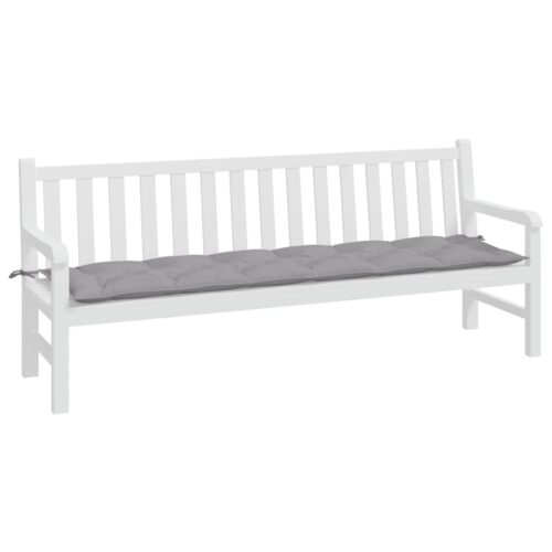 Garden Bench Cushion Grey 200x50x7cm Oxford Fabric - Image 3